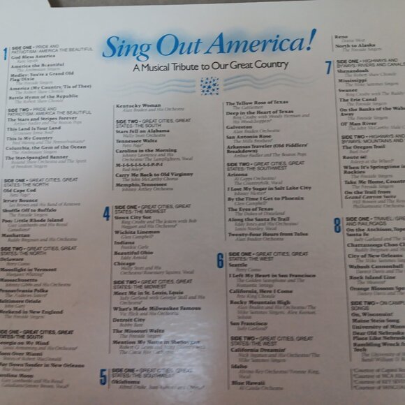 Andrews Sisters, Bing Crosby, Glenn Campbell - Sing Out America - 8 Record Set - Picture 3 of 3